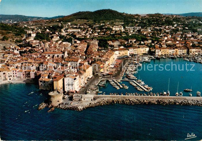 Saint Tropez Var Vieille tour Quais Port vue aérienne