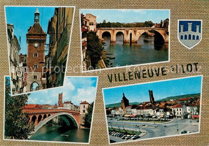 Villeneuve-sur-Lot Vues d ensemble de la ville Tour Pont