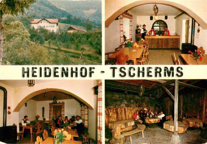 Tscherms Heidenhof Buschenschank Gastraum