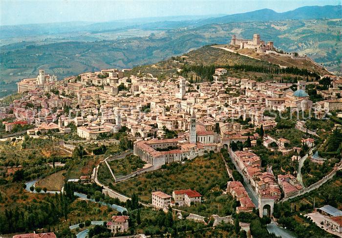 Assisi Umbria Panorama dall aereo