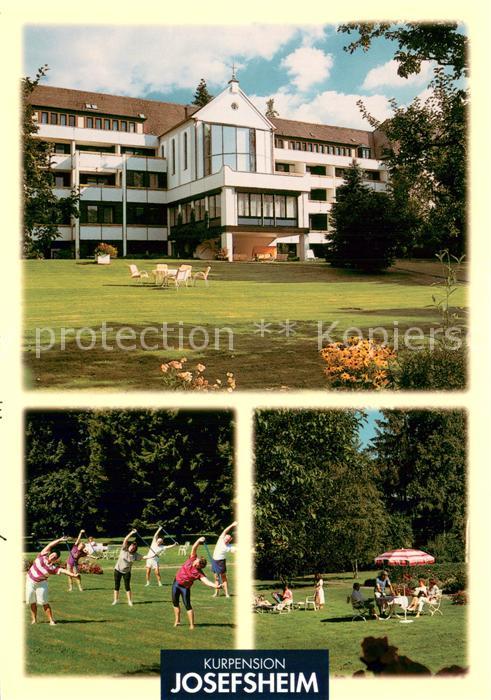 Bad Woerishofen Kurpension Josefsheim Parkanlagen Gymnastik