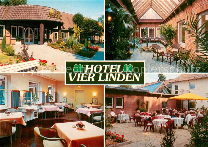 Medingen Bad Bevensen Hotel Vier Linden Restaurant Terrasse