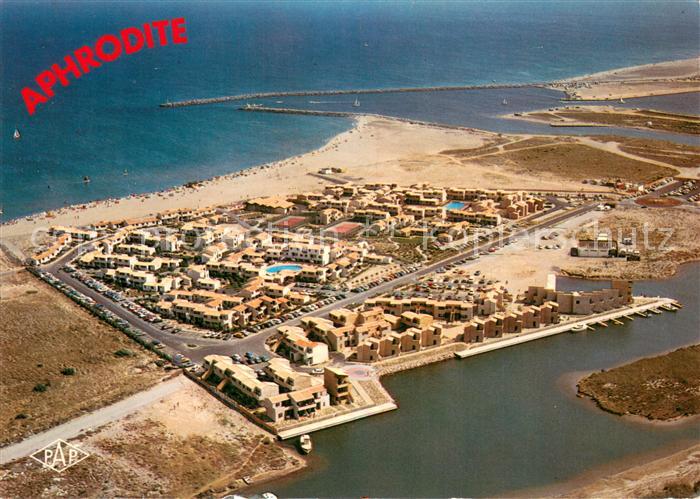 Leucate Vue aérienne du village Aphrodite
