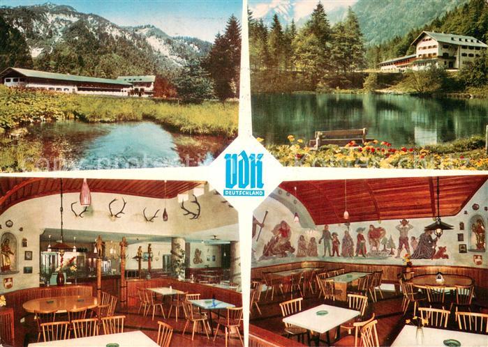 Oberstdorf Franz Fackler Kur- und Erholungsheim am Christlesee Allgaeuer Alpen