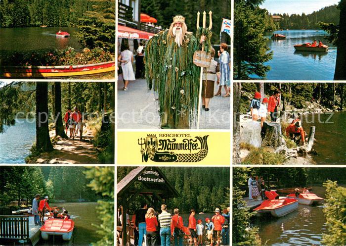 Seebach Ortenaukreis Berghotel Mummelsee an der Schwarzwaldhochstrasse Bootsverl