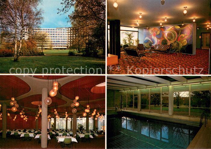 Bad Salzuflen Fachklinik Salzetal der LVA Westfalen Speisesaal Hallenbad