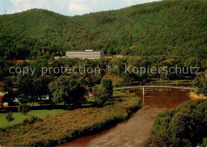 Bad Kreuznach Kursanatorium Salinental Partie an der Nahe