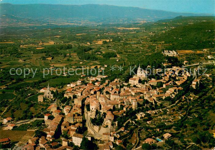 Bonnieux Vue generale aerienne