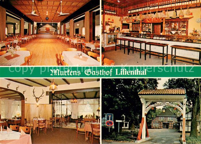 Lilienthal Bremen Murkens Gasthof Gastraeume Speisesaal Eingangstor