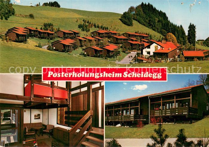 Scheidegg Allgaeu Posterholungsheim Scheidegg Gaststube Panorama