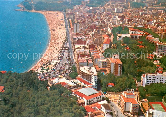 Lloret de Mar Costa Brava Fliegeraufnahme
