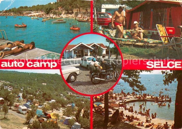 Selce Crikvenica Auto Camp Selce Teilansichten Strand