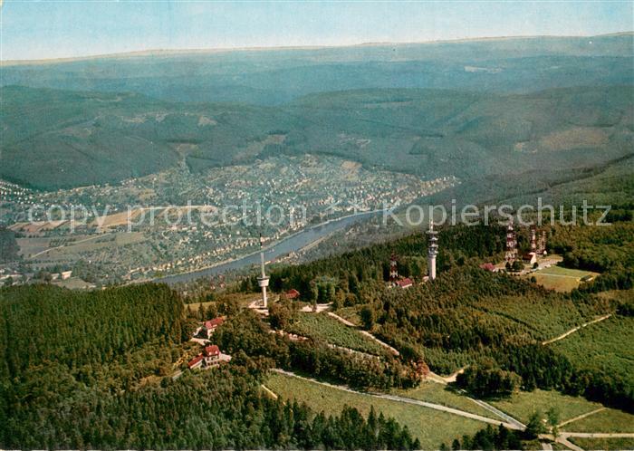 Heidelberg Neckar Koenigstuhl Fliegeraufnahme