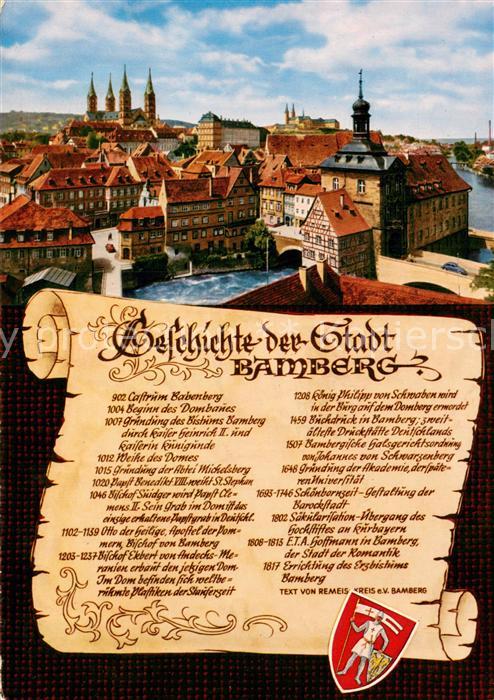 Bamberg Stadtansicht Stadtgeschichte