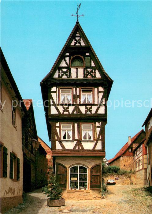 Bad Wimpfen Neckar Altes Fachwerkhaus in der Badgasse