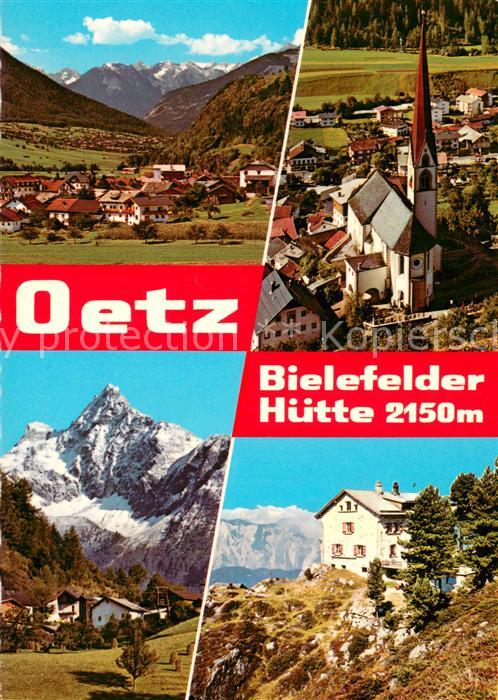 Oetz Bielefelder Huette Panorama Kirche