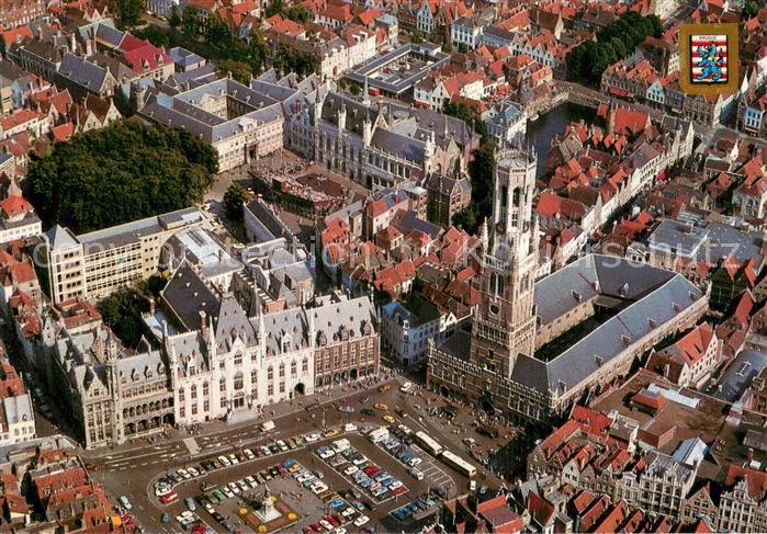 Brugge Bruges Flandern Fliegeraufnahme