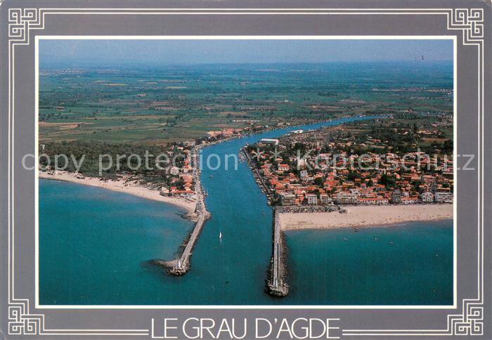 Le Grau d Agde Vue aerienne