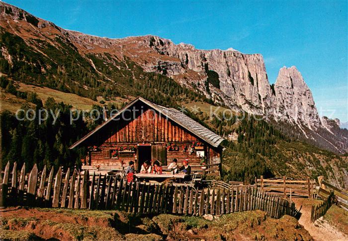 Seiseralm Chiemgau Saltnerhuette mit Schlern