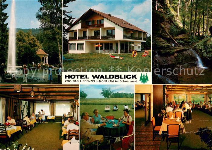 Monakam Hotel Waldblick Fontaene Gastraeume