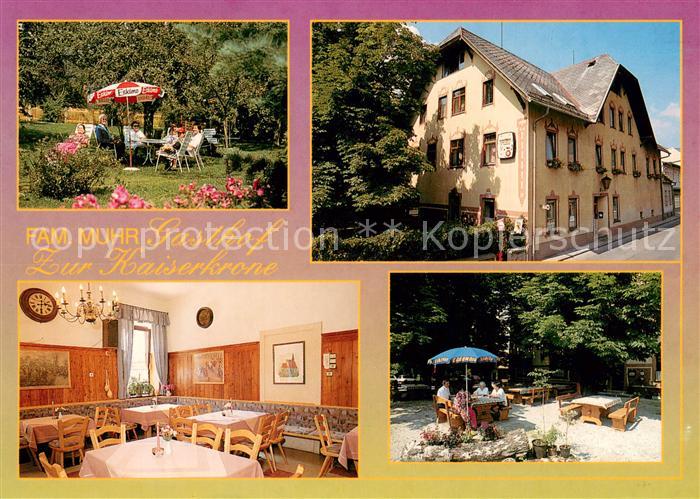 Kirchberg Wechsel Gasthof Zur Kaiserkrone Garten Gaststube Freiterrasse