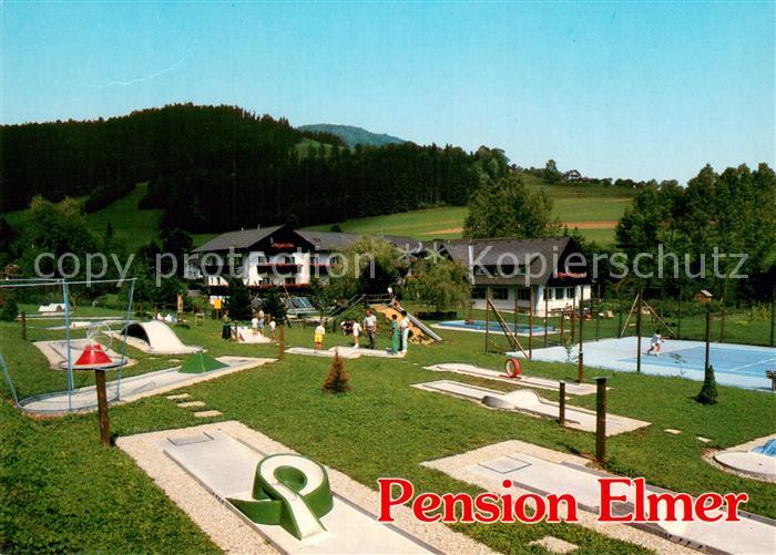 Fladnitz Teichalm Pension Elmer Minigolfanlage Tennisplatz