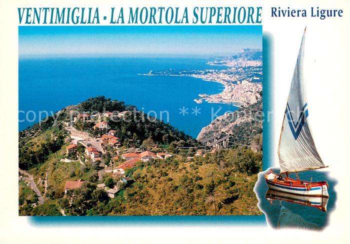 Ventimiglia Liguria Panorama sullo sfondo Mentone e Montecarlo