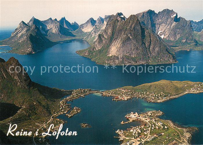 Reine Lofoten Fliegeraufnahme