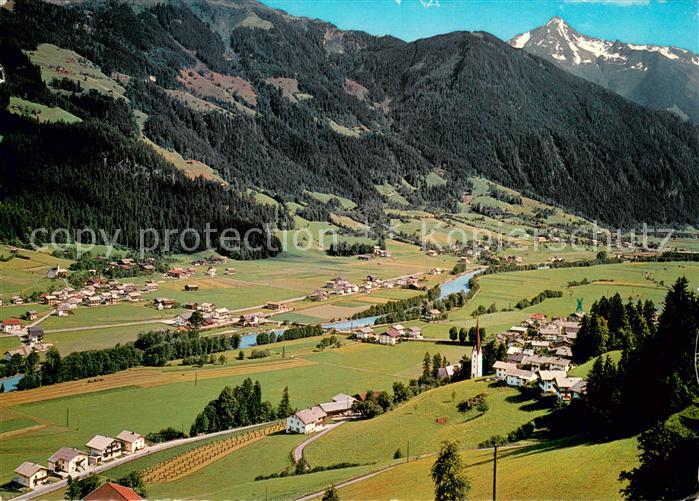 Hippach Ramsberg Fliegeraufnahme mit Ahornspitze Zillertal