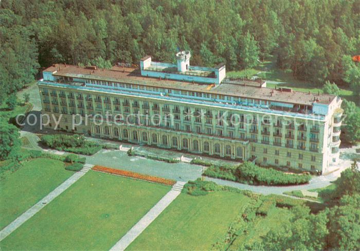 Jurmala Latvia Sanatorium Kemeris in Kemeri Fliegeraufnahme