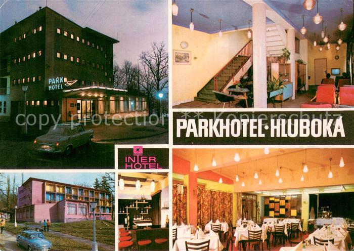 Hluboka nad Vltavou Czechia Parkhotel Treppenaufgang Gastraeume Bar