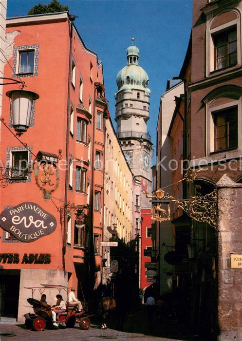 Innsbruck Innsbrucker Altstadt mit Stadtturm