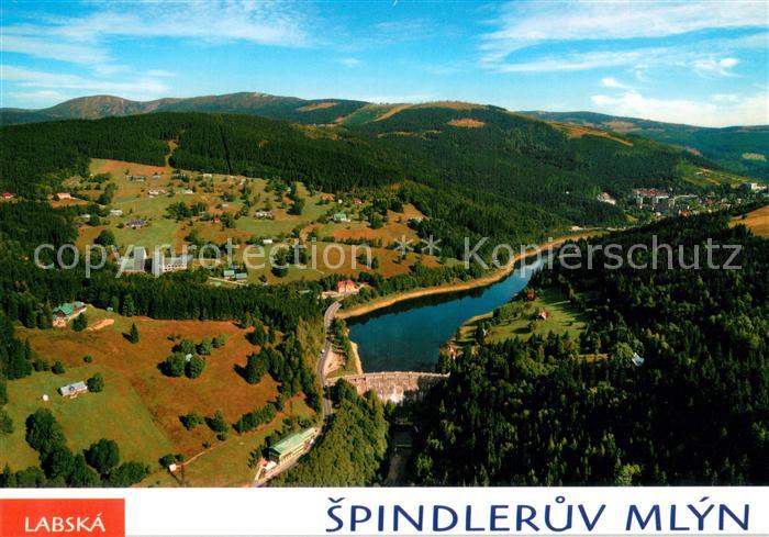 Spindleruv Mlyn Spindlermuehle Labska Fliegeraufnahme