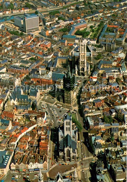 Gent Gand Flandre Fliegeraufnahme