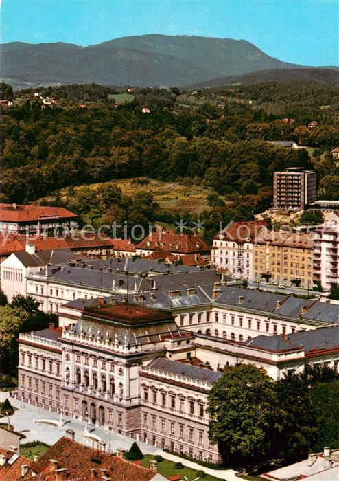 Graz Steiermark Grazer Universitaet Fliegeraufnahme