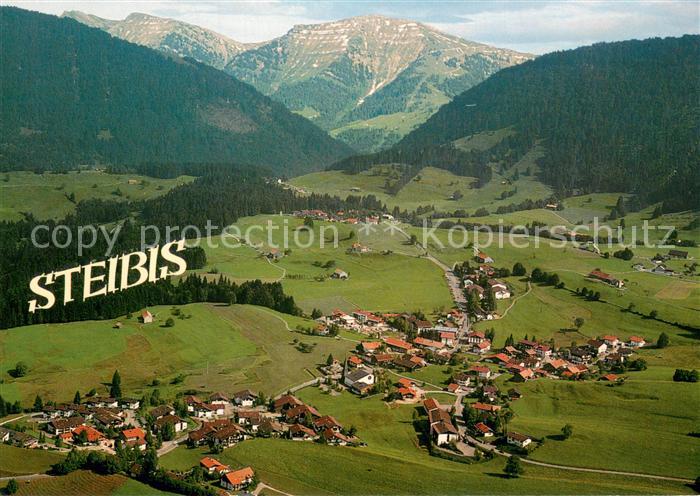 Steibis Oberstaufen Bayern Fliegeraufnahme mit Hochgrat