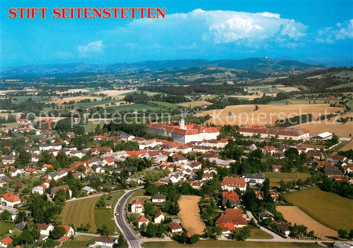 Seitenstetten Fliegeraufnahme mit Benediktinerstift