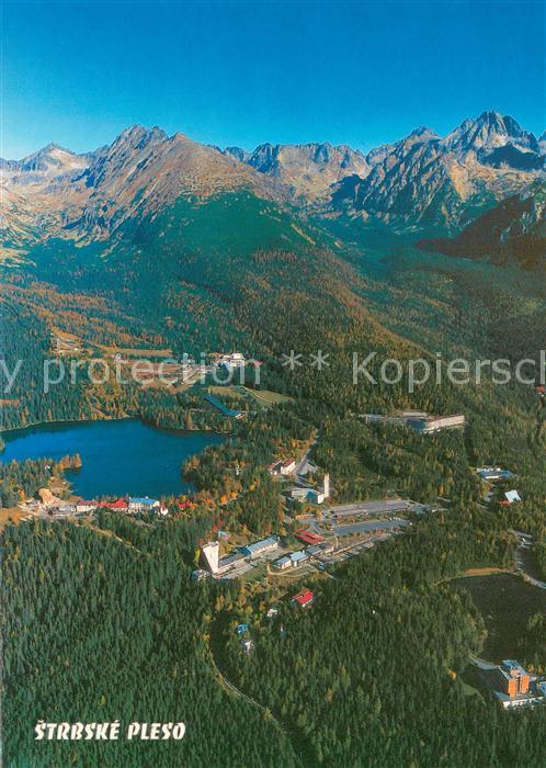 Strbske Pleso Fliegeraufnahme