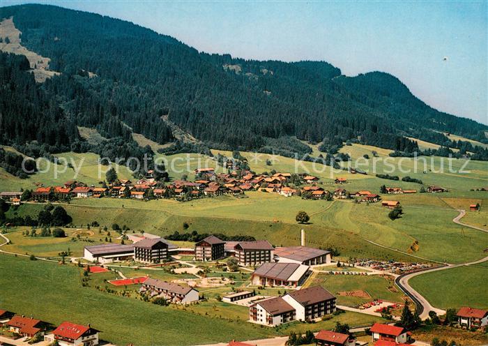 Ried Pfronten DAK Kurzentrum Haus Allgaeu Fliegeraufnahme