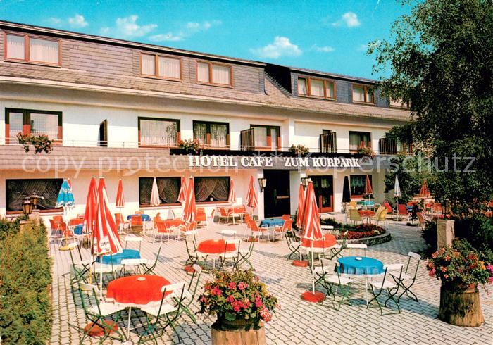 Willingen Sauerland Hotel Cafe Zum Kurpark Terrasse