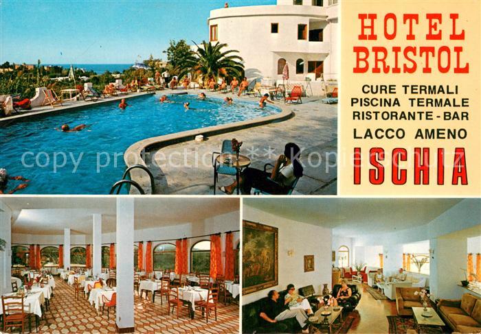 Isola d Ischia Hotel Bristol Pool Speisesaal Aufenthaltsraum
