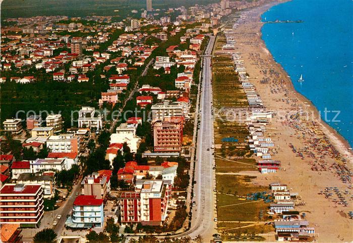 Cervia panorama e lungomare Fliegeraufnahme