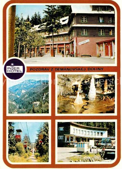 Nizke Tatry Slovakia Berghotel bei der Freiheitsgrotte von Demaenova Das Tal Dem