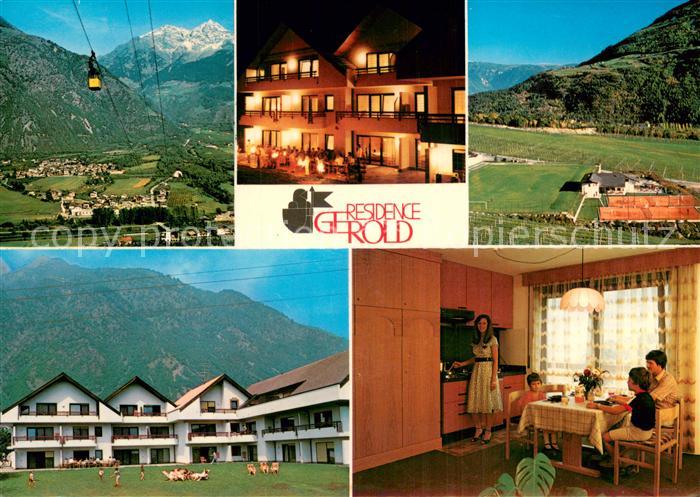 Rabland Residence Gerold Gaststube Seilbahn Fliegeraufnahme