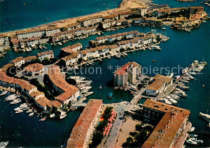 Port Grimaud Cite lacustre realisee par Etige et Manera SA Vue aerienne