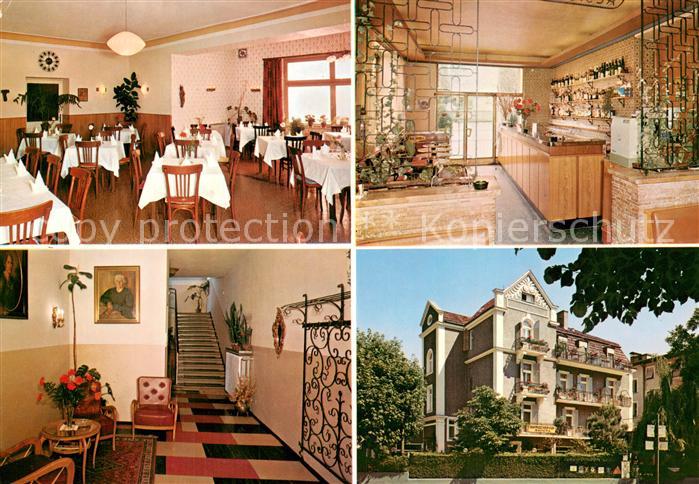 Merano Meran Hotel Restaurant Bayrischer Hof Gastraeume Flur Treppe