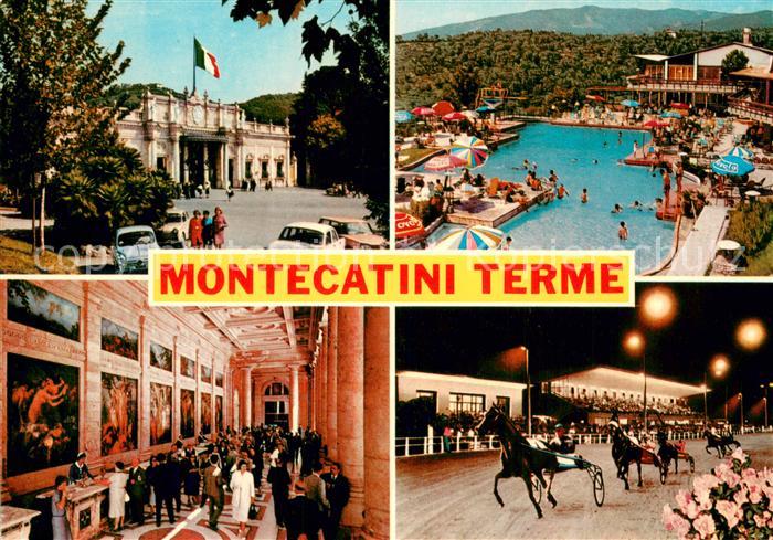 Montecatini Terme Schloss Museum Schwimmbad Trabrennbahn