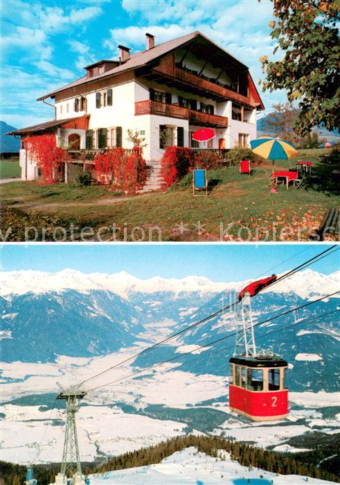 Reischach Bruneck Gasthof Pension Schoenblick Seilbahn