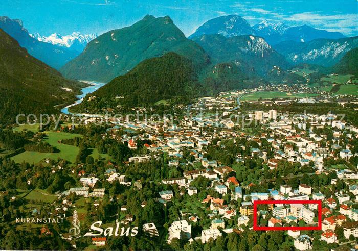 Bad Reichenhall Sanatorium und Kuranstalt Salus Fliegeraufnahme
