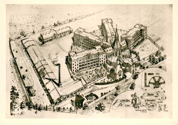 Marienfelde Berlin Kloster vom Guten Hirten Gesamtansicht